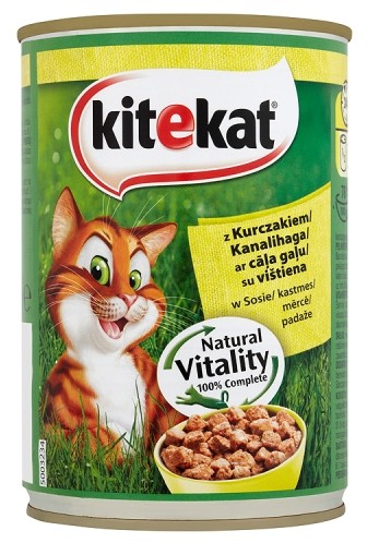 Kitekat Cat Food with Chicken in Gravy 400g