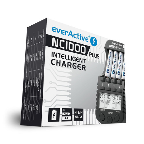 EverActive Battery Charger NC-1000 PLUS