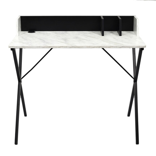 Desk Brico, marble/black