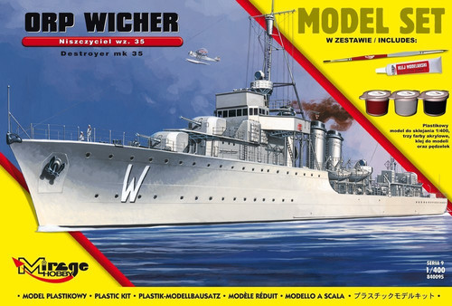 Mirage Model Kit Polish Destroyer WWII ORP 'Wicher' 14+