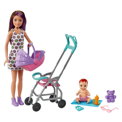 Barbie® Skipper™ Babysitters Inc.™ Doll & Stroller Playset GXT34 3+