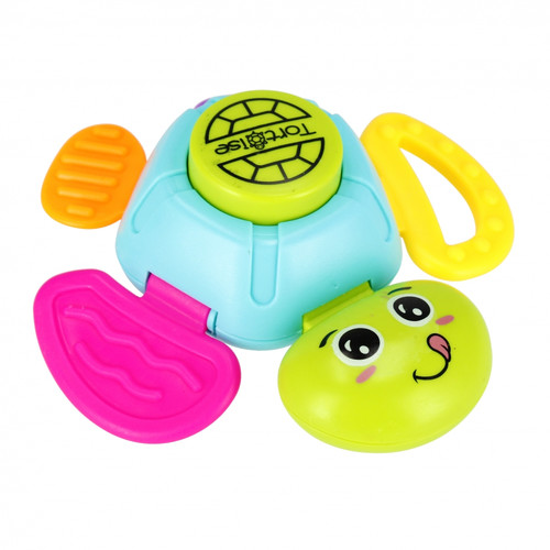 Bam Bam Rattle Turtle, assorted colours, 4m+