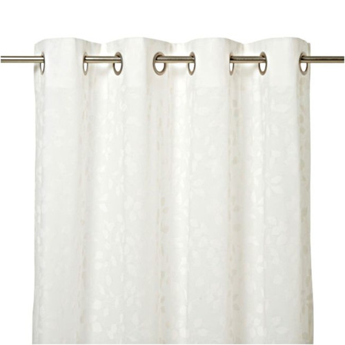 GoodHome Sheer Curtain Miri 280x260cm, ecru