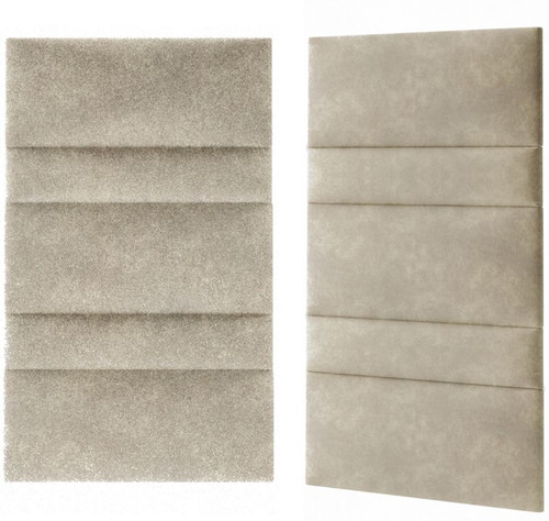 Upholstered Wall Panel Stegu Mollis Rectangle 90 x 30 cm, light brown