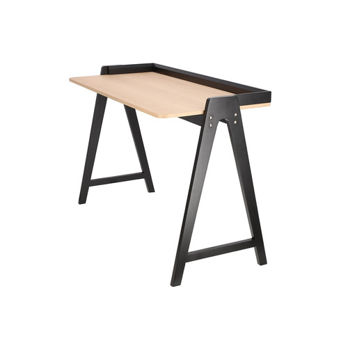 Desk Malmo, natural, black