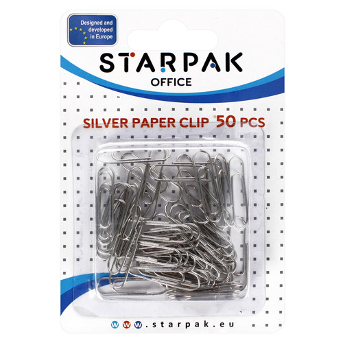 Paper Clips 28mm 50pcs, silver