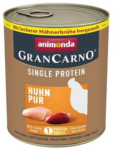 Animonda GranCarno Single Protein Pure Chicken Dog Wet Food 800g