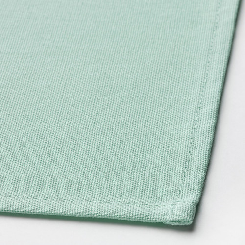 SVARTSENAP Napkin, light turquoise/dark green-blue, 35x35 cm, 4 pack