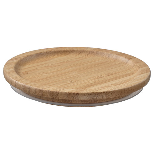 IKEA 365+ Lid, round, bamboo, 14 cm