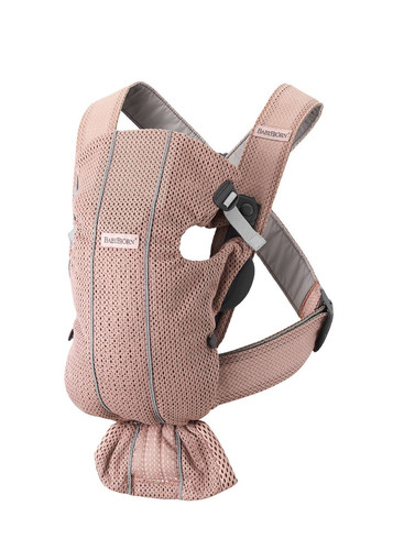 BABYBJÖRN - Baby Carrier MINI 3D Mesh, Dusty Pink 0-12m