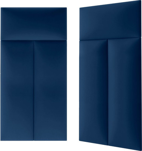 Upholstered Wall Panel Stegu Mollis Rectangle 90 x 30 cm, dark blue