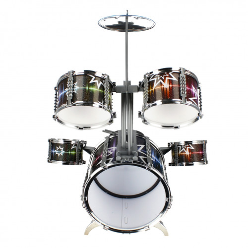 Jazz Music Drum Set, assorted colours, 3+