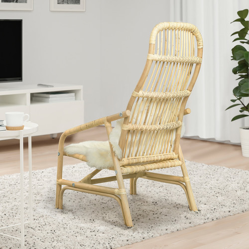 SALNÖ Armchair, rattan