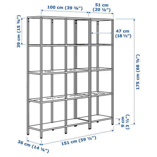 VITTSJÖ Storage combination