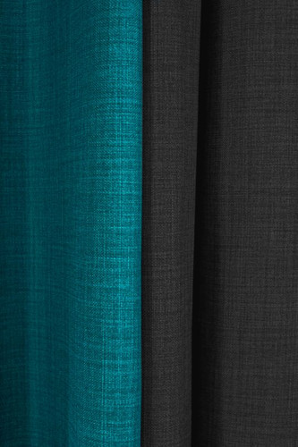 Block-out Curtain GoodHome Novan 140x260cm, sea blue