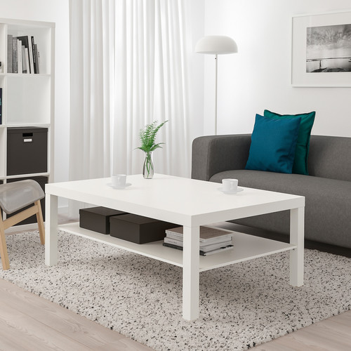 LACK Coffee table, white, 118x78 cm