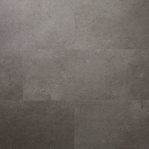 GoodHome Vinyl Flooring 30.5 x 61 cm, mid grey concrete, 1.30 sqm, Pack of 7