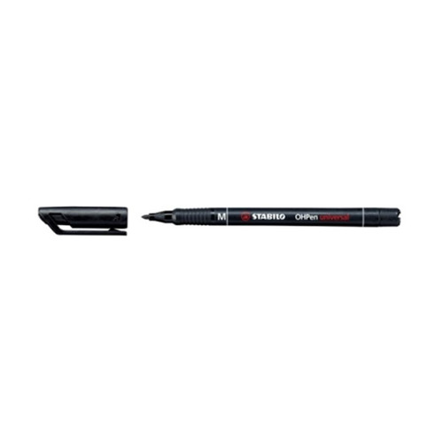 STABILO OHPen Universal Overhead Projection Pen Medium, black