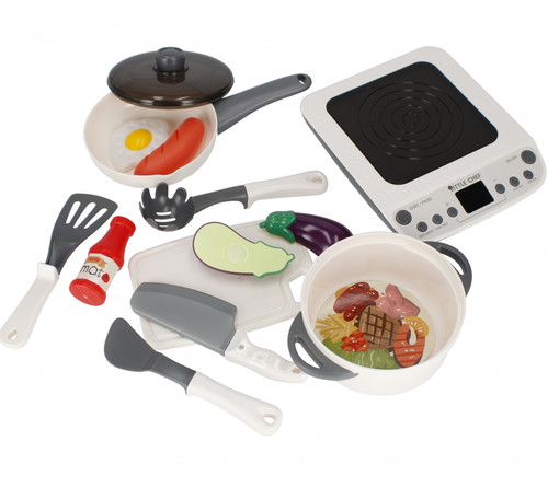 Little Chef Kitchen Cokware & Food Playset 3+