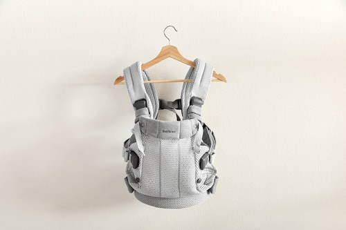 BABYBJORN - Baby Carrier Harmony 3D Mesh, Silver 0-36m