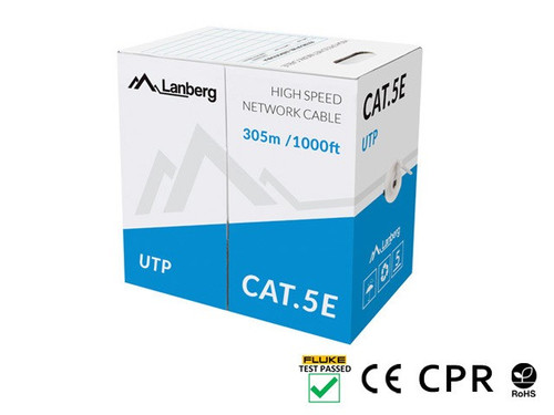 Lanberg LAN Cable UTP Cat.5E CU 305m