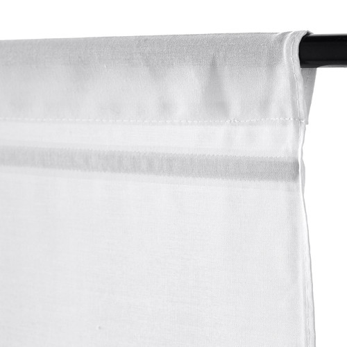 RINGBLOMMA Roman blind, white, 140x160 cm