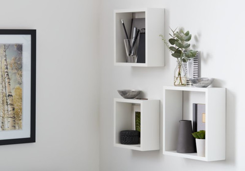 Form Wall Shelves Rigga Set of 3, white