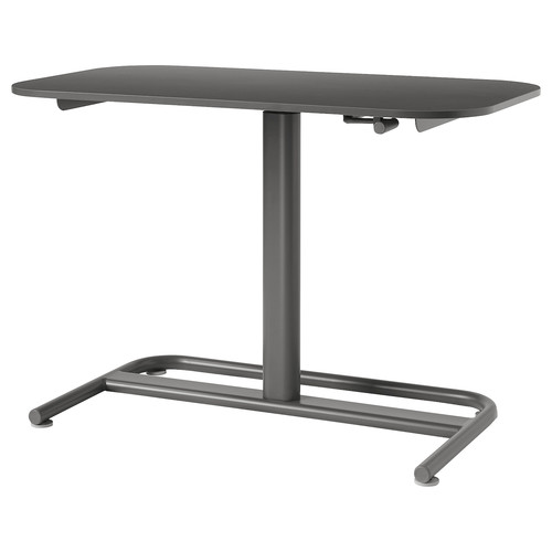 SEGRARE Desk sit/stand, dark grey, 110x60 cm