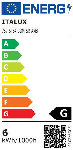 Italux LED Bulb ST64 E27 260lm 2200K