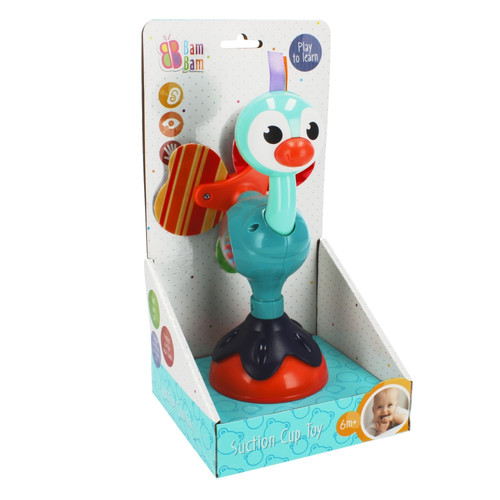 Bam Bam Suction Cup Toy Bird 6m+