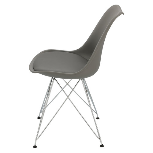 Dining Chair Norden DSR PP, dark grey