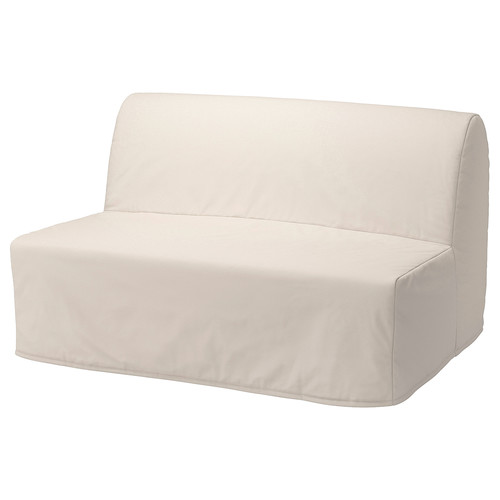 LYCKSELE LÖVÅS 2-seat sofa-bed, Ransta natural