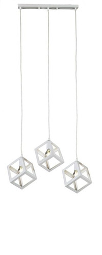 Pendant Lamp LED Sweden 3 x 60W E27, white