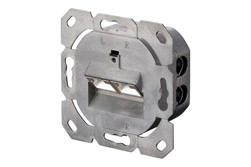 DIGITUS Professional CAT 5e 2x RJ45, 8P8C, LSA Class D, wall outlet, shielded, surface mount