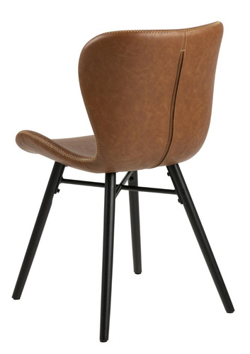 Chair Batilda Retro, brandy/black