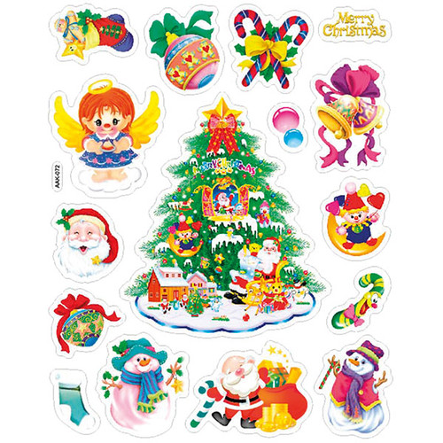 Craft-Fun Christmas Puffy Stickers 16pcs