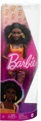 Barbie Doll Fashionista, Curly Black Hair And Petite Body HPF74 3+