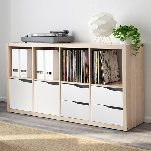 KALLAX Insert with 2 drawers, white, 33x37x33 cm