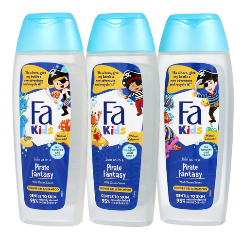 Fa Kids Shower Gel & Shampoo Pirate Fantasy 400ml, 1pc, assorted