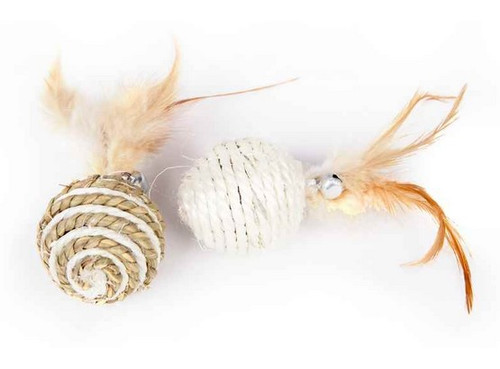 Dingo Sisal Balls for Cats Eco 2pcs