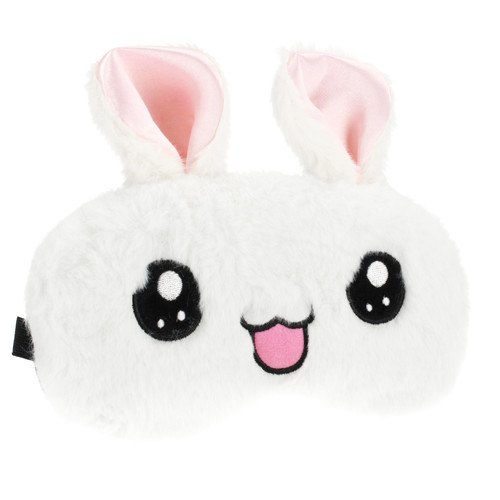 Plush Sleeping Mask Bunny, white, 3+