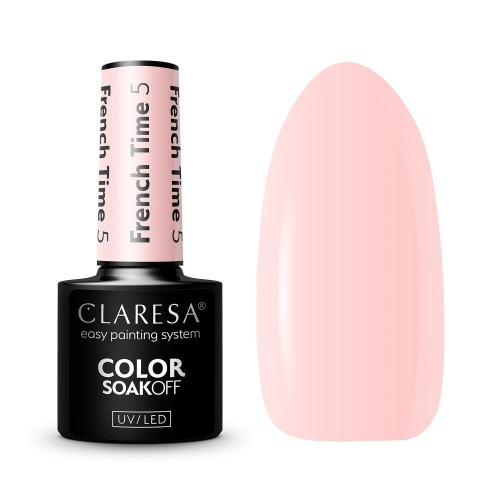 CLARESA UV/LED Color Gel Polish French Time 5 5g