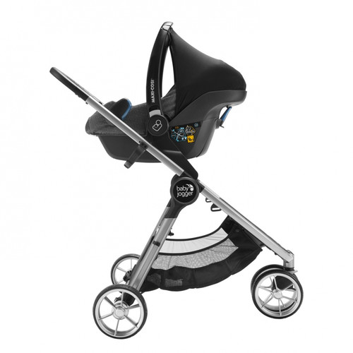 Baby Jogger Stroller Pushchair City Mini 2 Single Stone Grey, up to 22kg/4y