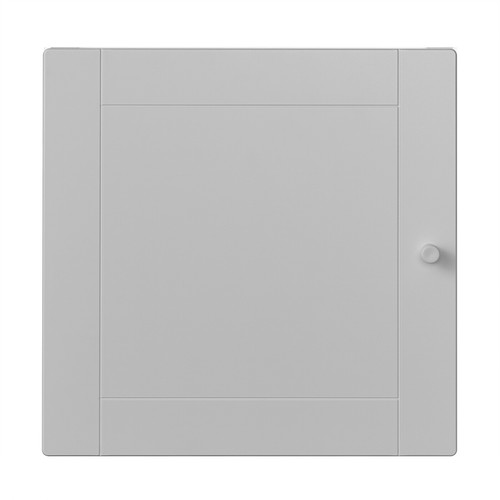 KALLAX Insert with door, grey, 33x33 cm