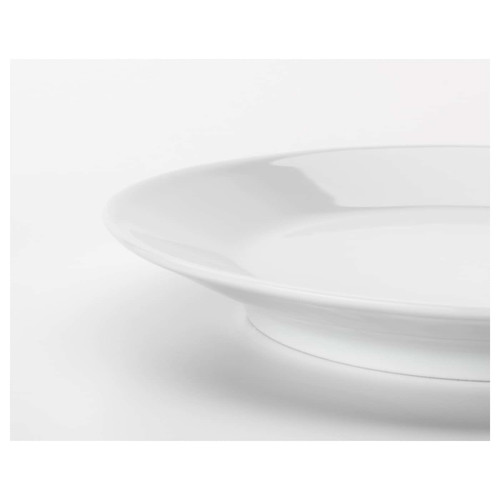 IKEA 365+ Side plate, white, 15 cm