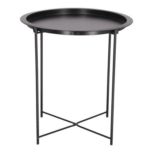 Metal Side Table Isa, black