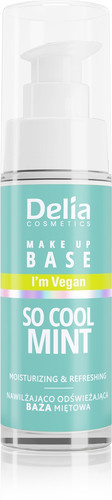 Delia Cosmetics Vegan Moisturising & Refreshing Make Up Base So Cool Mint 30ml