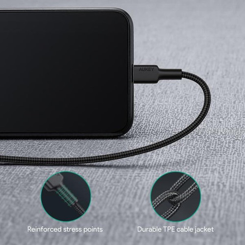 Aukey Cable USB-C Lightning CB-CL02 Black