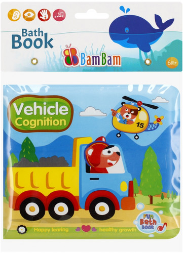 Bam Bam Bath Book Vehicles 6m+