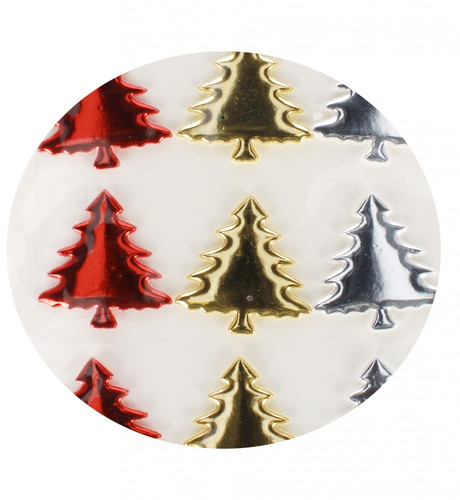 Craft Christmas Self-Adhesive Decoration Set Christmas Tree 9pcs